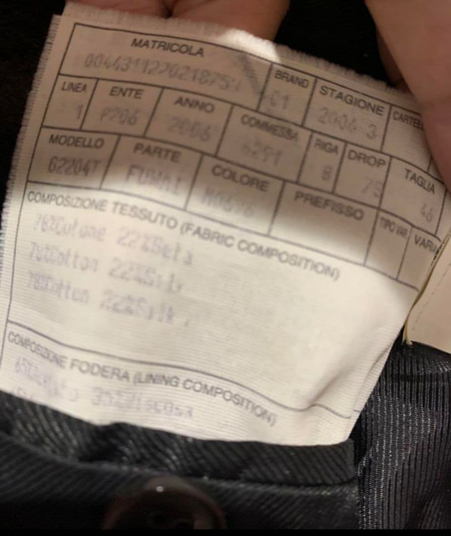 ☆本物☆金プレート2006年モデル長渕剛さんドルガバ ベロア 1B