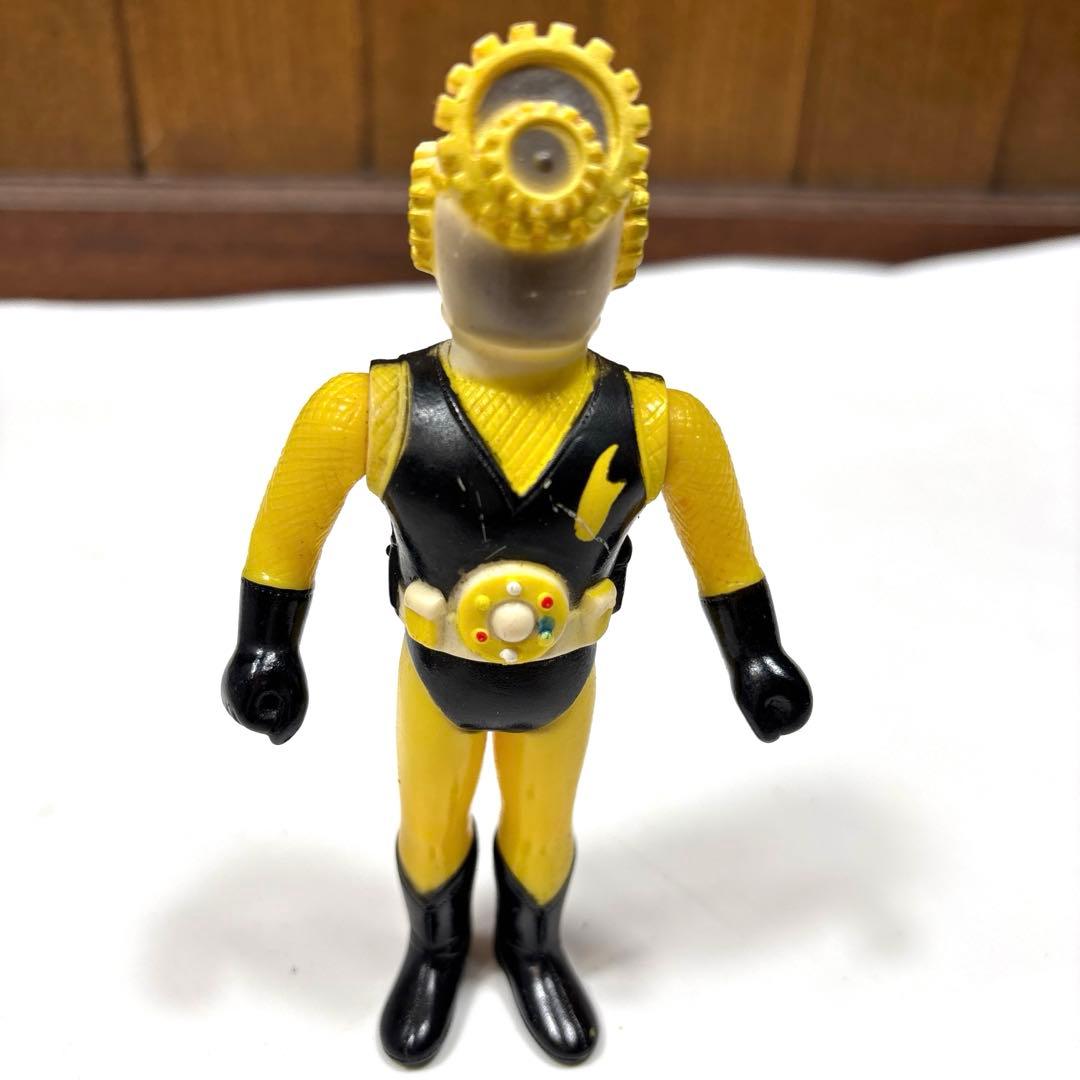 昭和レトロ 忍者キャプター 金忍 ソフビ 当時物 - メルカリ