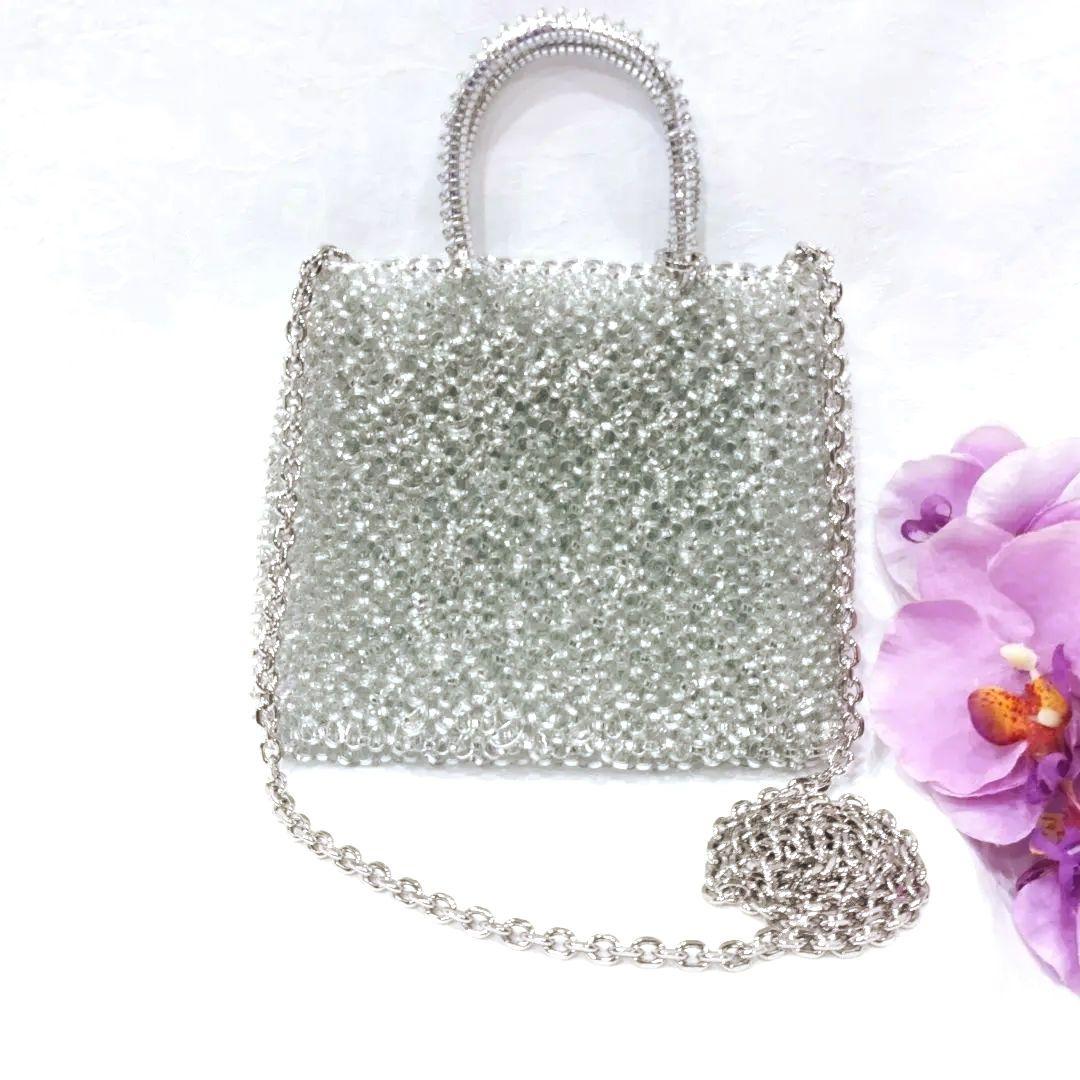 新品】アンテプリマ ワイヤーバッグ ミニアトゥーラ シルバー チェーン