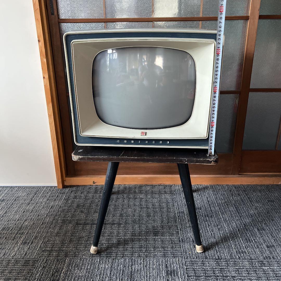 白黒テレビ 昭和レトロ アンティーク - メルカリ