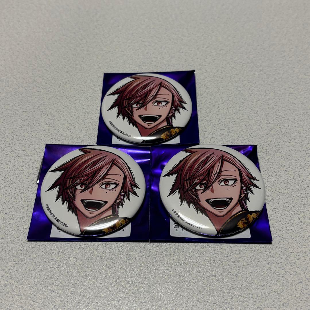 秋田書店 コミケ C107 桃源暗鬼 缶バッジ 花魁坂京夜 3個セット - メルカリ