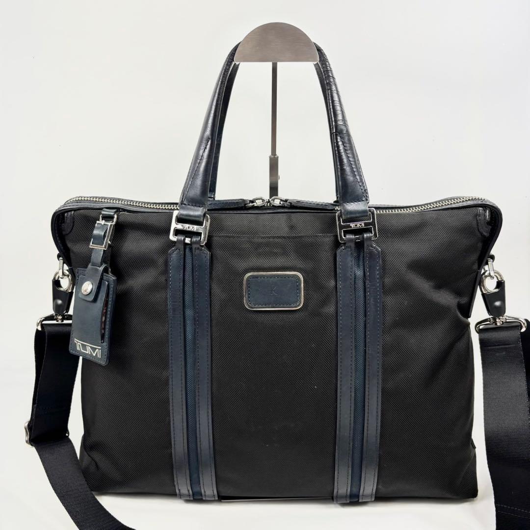 トゥミ JARVIS 日本限定 2way ビジネスバッグ ショルダーバッグ 紺色