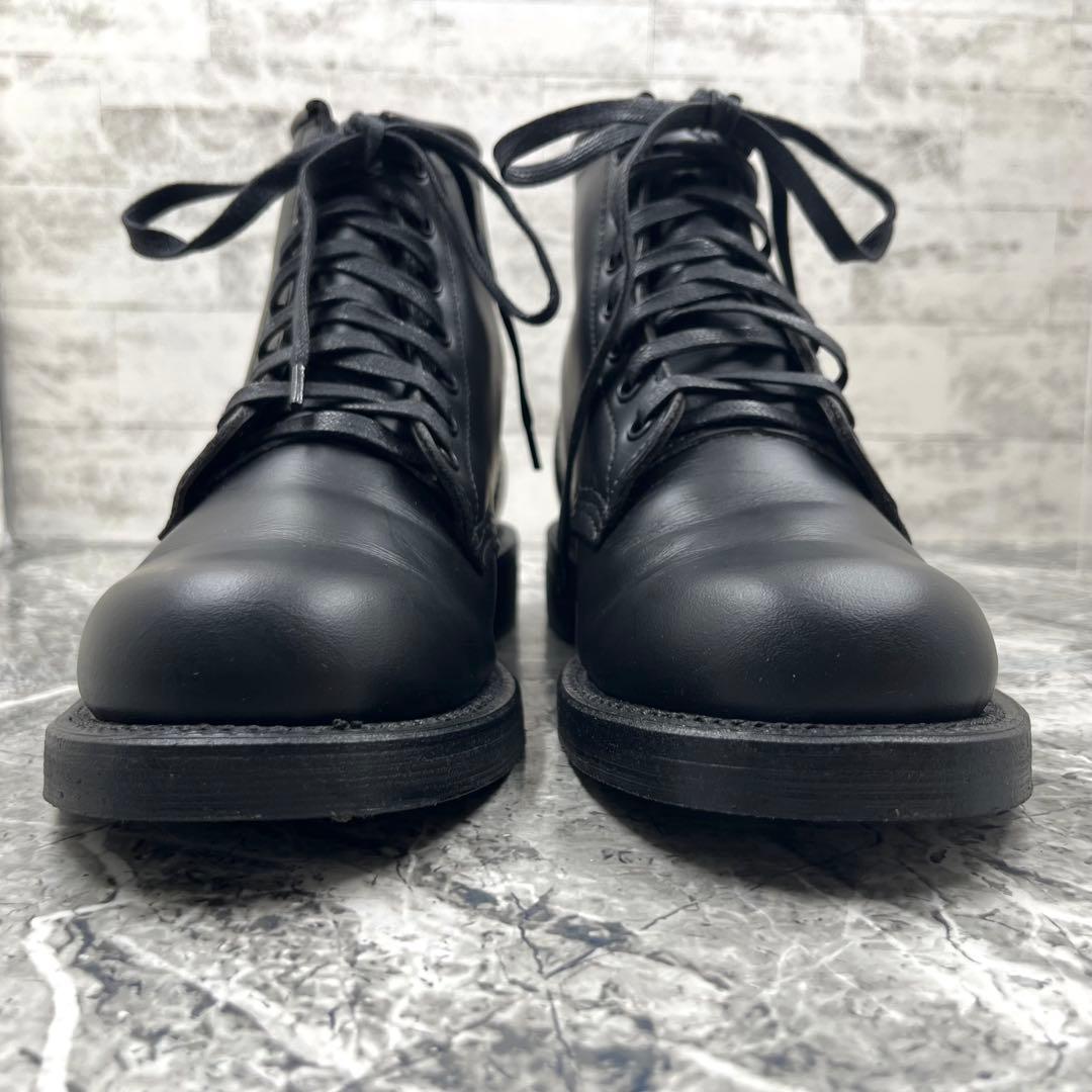 美品】 チペワ 6インチ ユーティリティ ブーツ US7 ブラック USA製