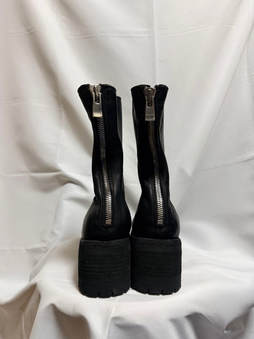 GUIDI グイディ 9088V スクエアトゥ ブーツ ブラック - メルカリ