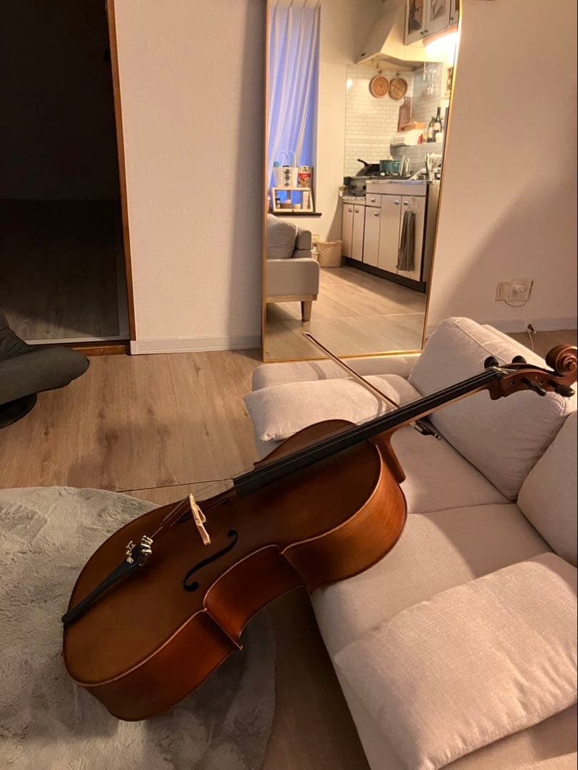 チェロ ブラウン 弓付き お値下げ交渉可能 - メルカリ