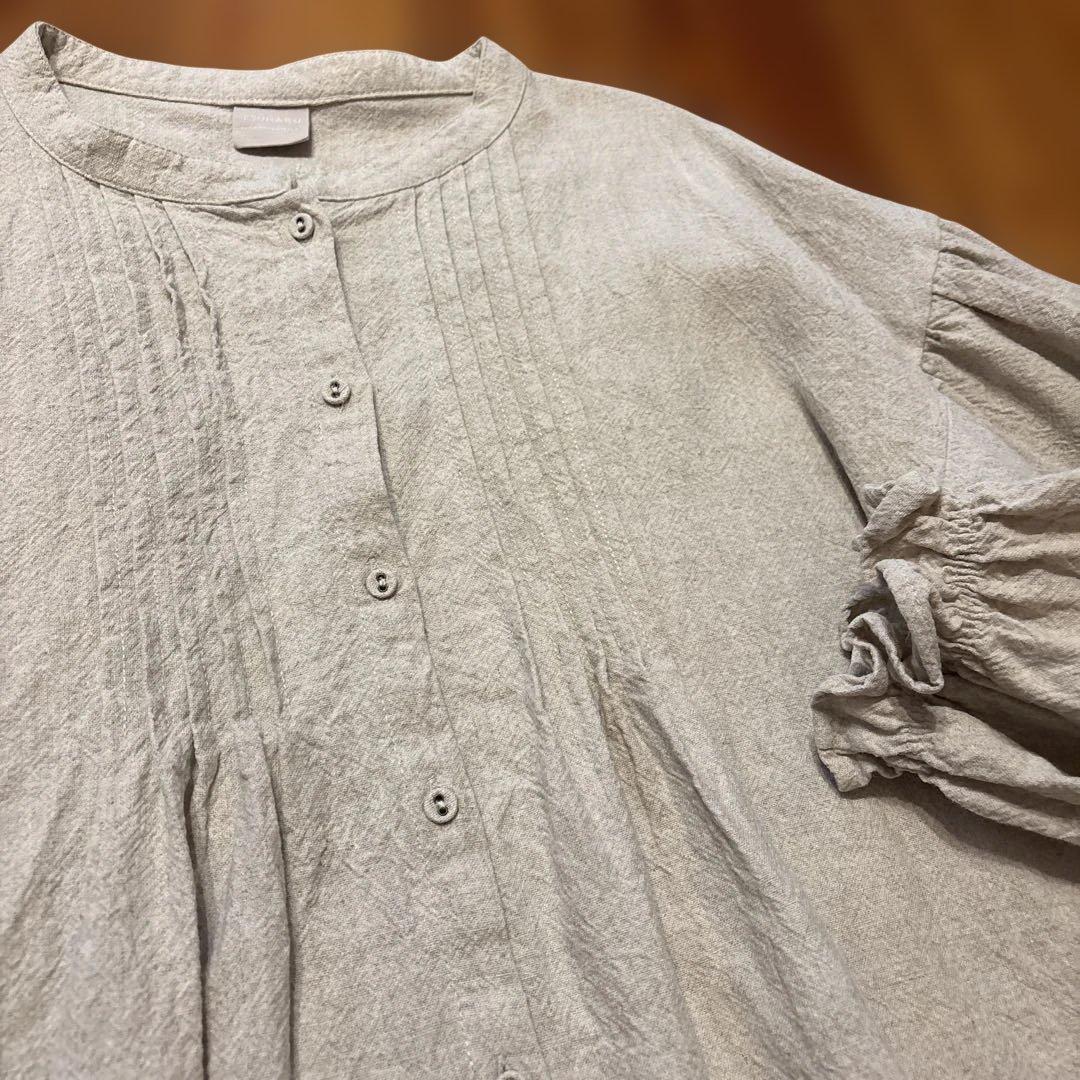 TSUHARU by Samansa Mos2 リネンブラウス 自由ヶ丘限定 - メルカリ