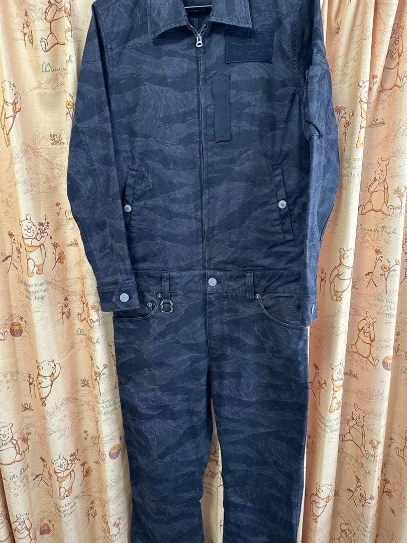 VANSON 迷彩柄オーバーオール - メルカリ