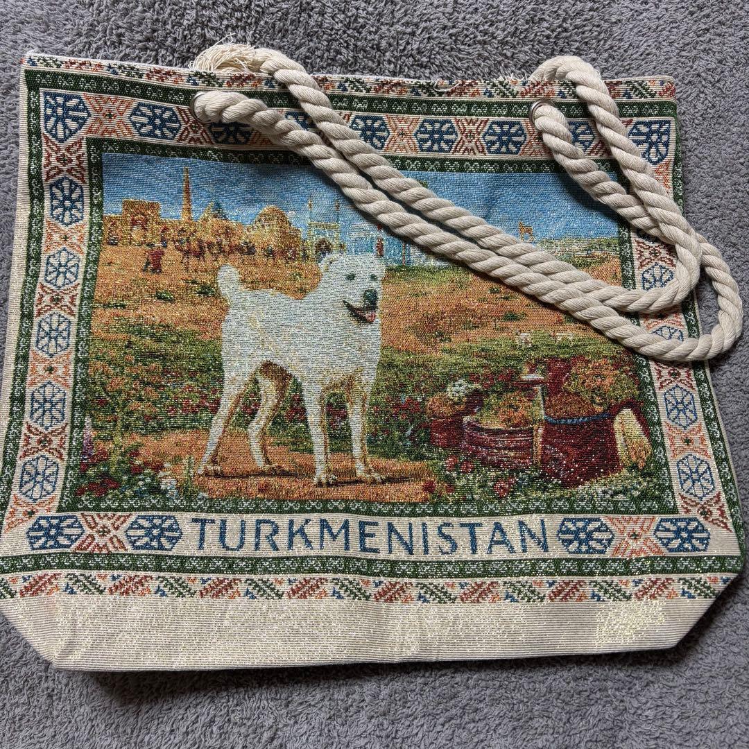 EXPO2025 大阪関西万博 トルクメニスタン トートバッグ アラバイ