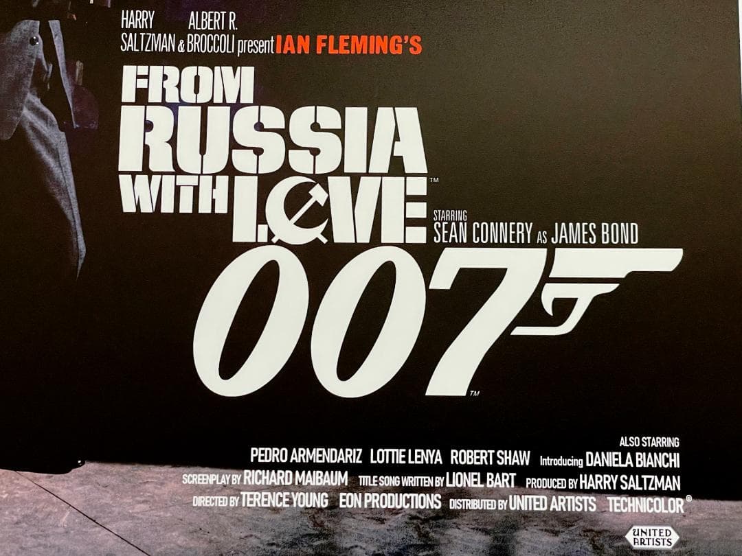 UKポスター『007／ロシアより愛をこめて』2020年版☆ショーン