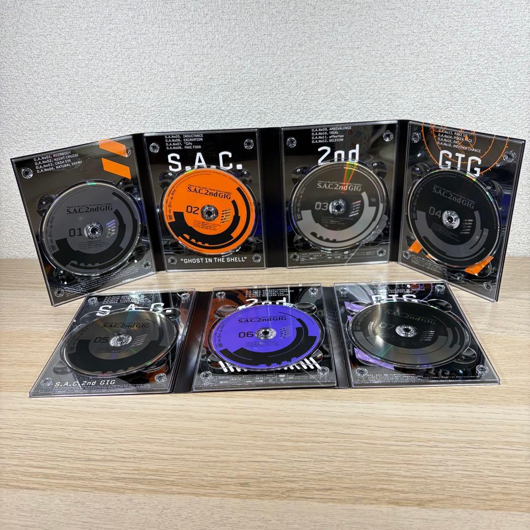 攻殻機動隊 S.A.C.2nd GIG DVD-BOX〈初回限定生産・7枚組〉