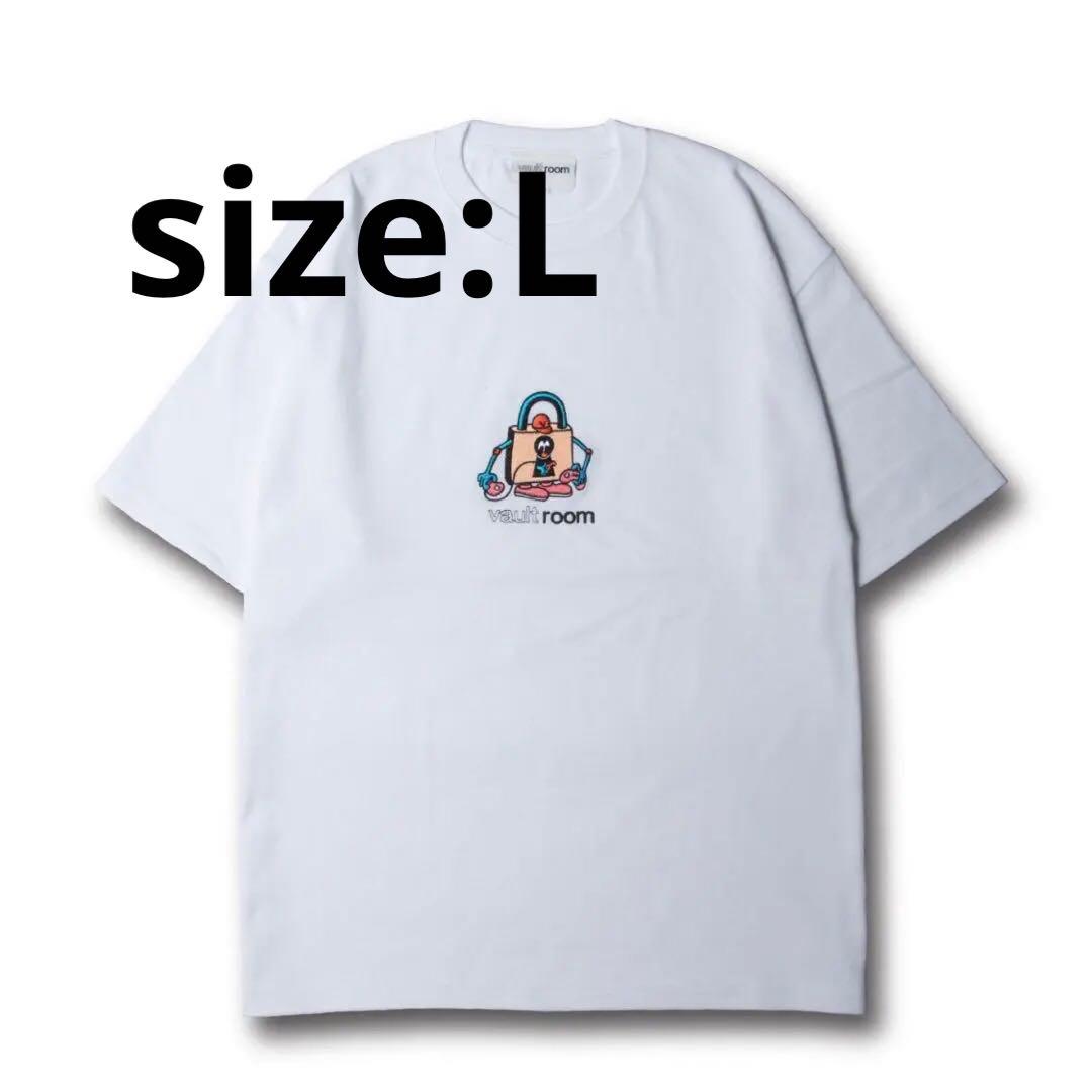 vaultroom logo tee white L - メルカリ