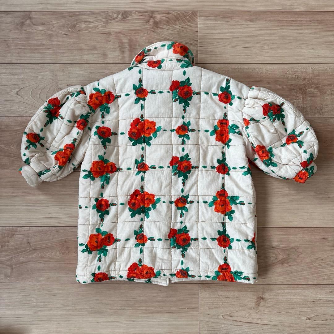 美品】yellowpelota 花柄 キルティングコート 2y - メルカリ