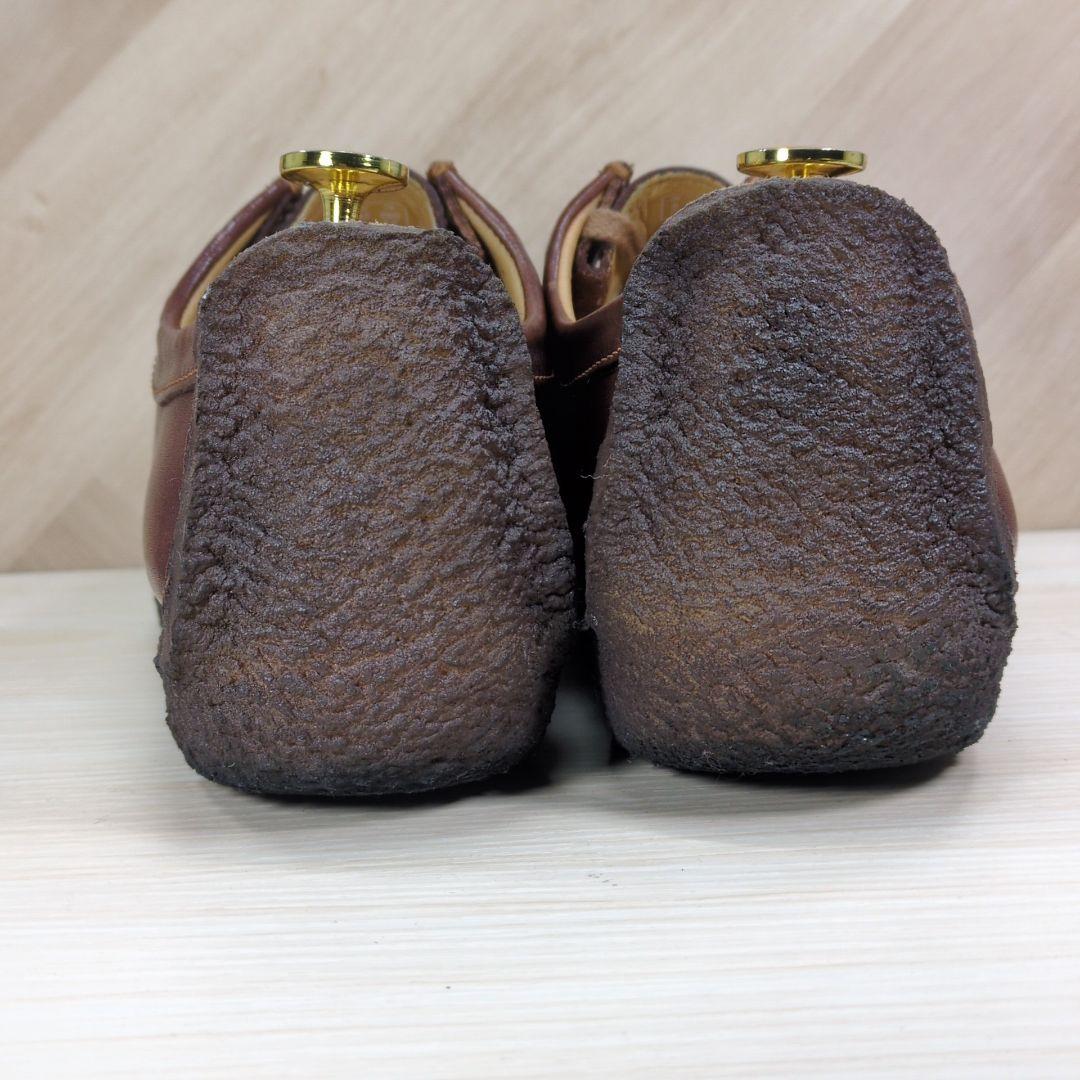 クラークス 26.0cm レザー ワラビー ナタリー ブラウン S480