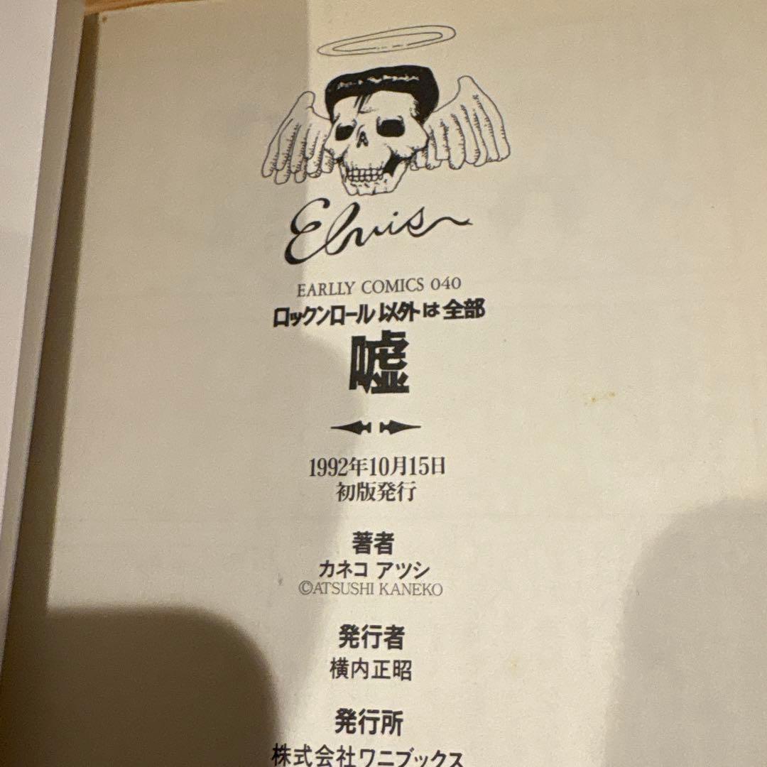 【絶版】ロックンロール以外は全部嘘　カネコアツシ