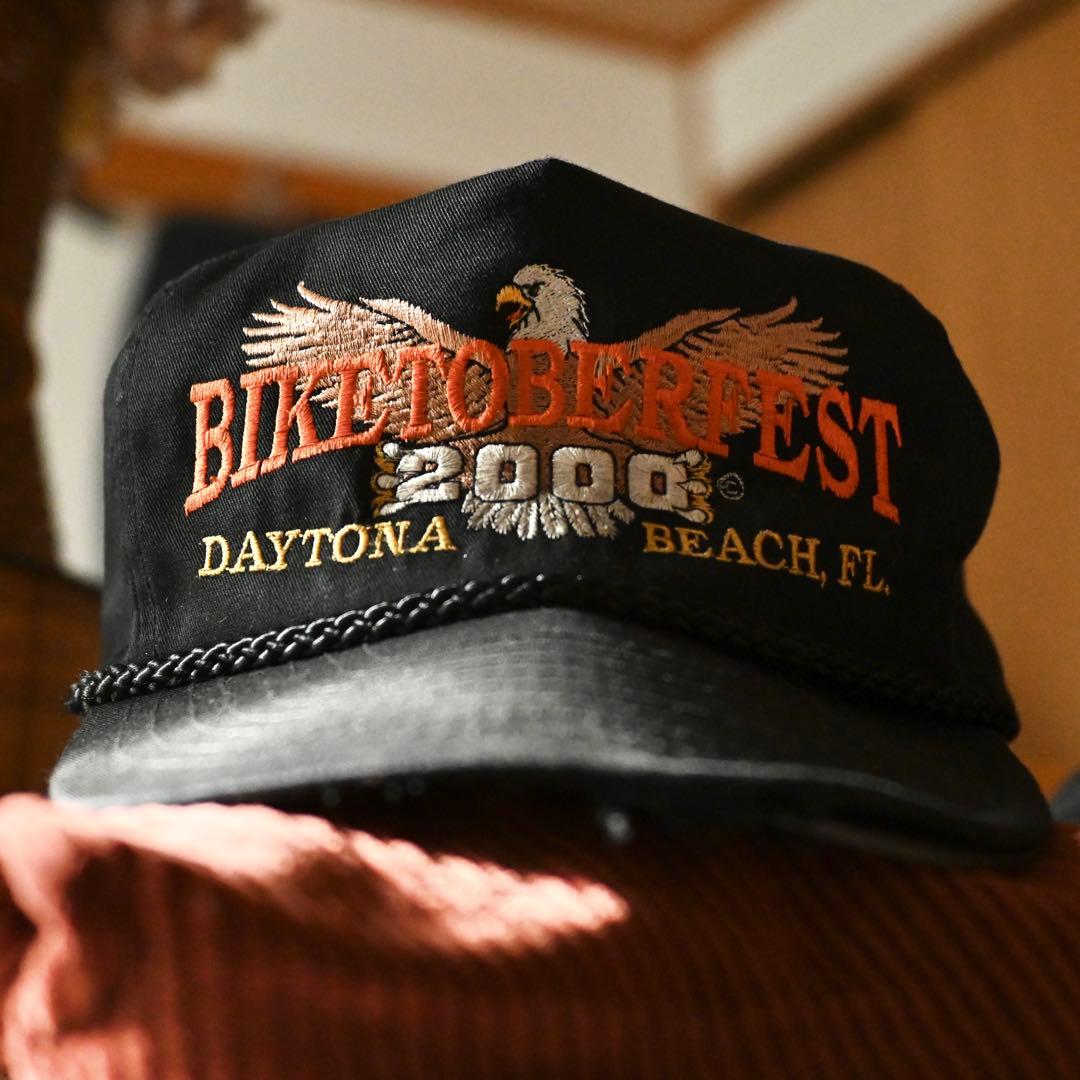 山田蓮 キャップ【USA製】【Vintage】【00s】【バイカー】【アメカジ