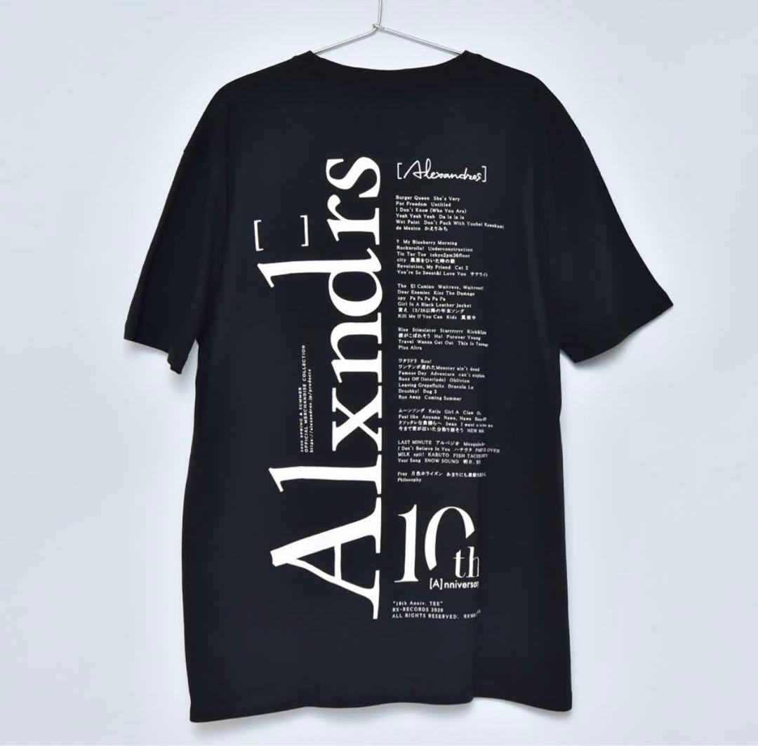Alexandros]10th アニバーサリーTシャツ Mサイズ - メルカリ