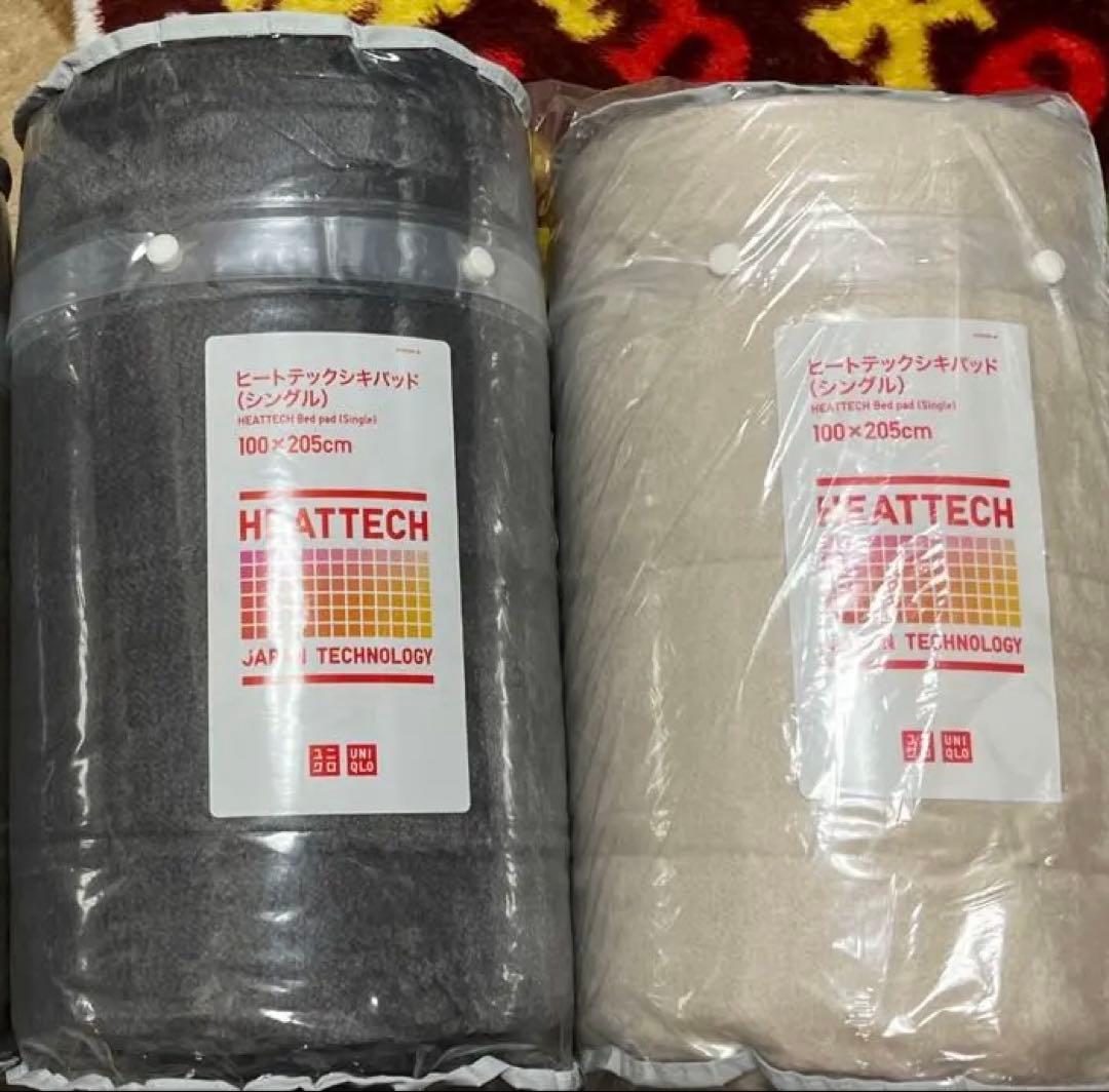 UNIQLO HEATTECH 敷きパッド シングル 100×205cm 2枚 ヒートテック敷きパッド（シングル）｜ユニクロの通販｜&mall（アンド