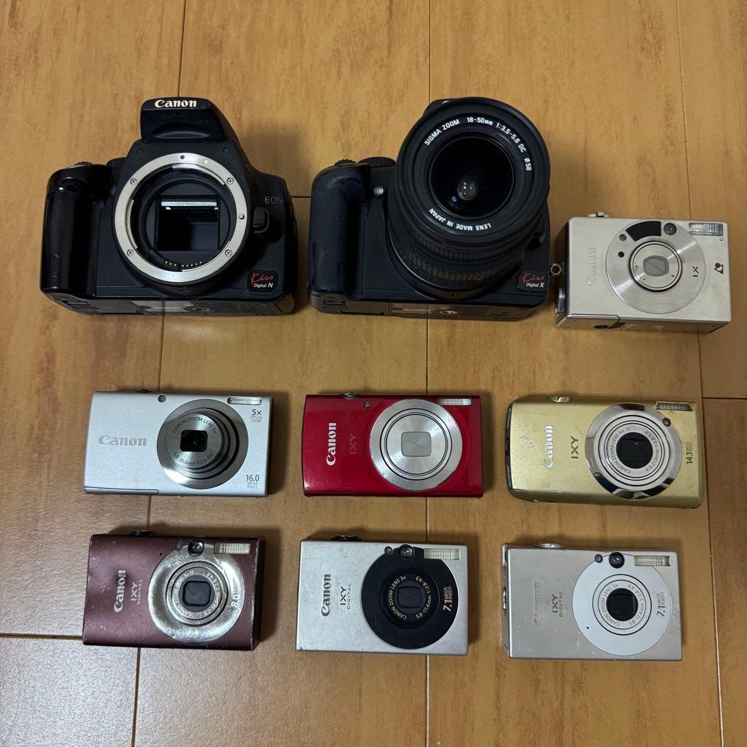 亘*様 Canon デジカメまとめ売り コンパクトデジタルカメラは中古でも売れるの？ 東京都のお客様 - 買取