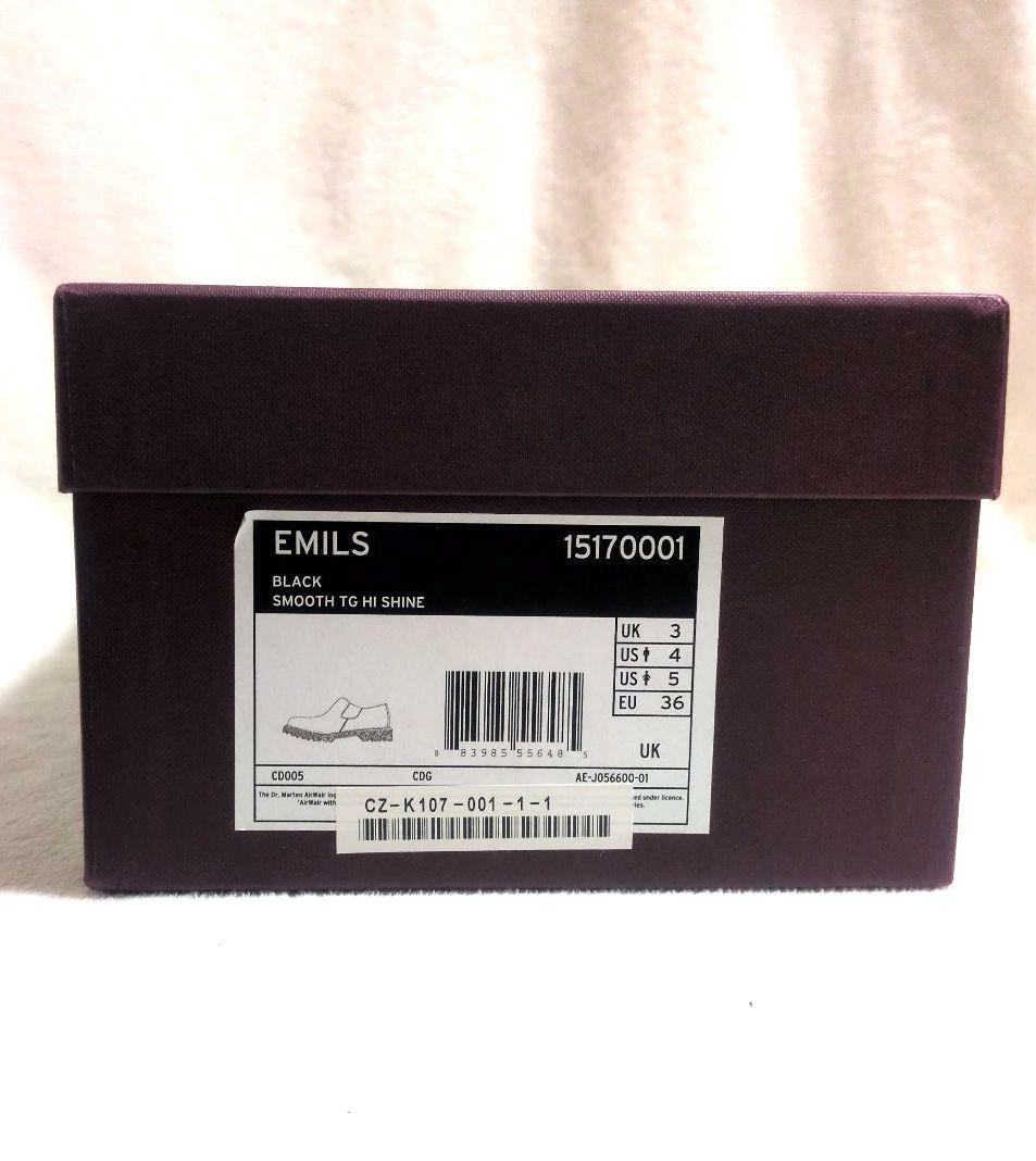 【新品】コムデギャルソン　ドクターマーチン　ブラック　サイドゴア　22.5cm