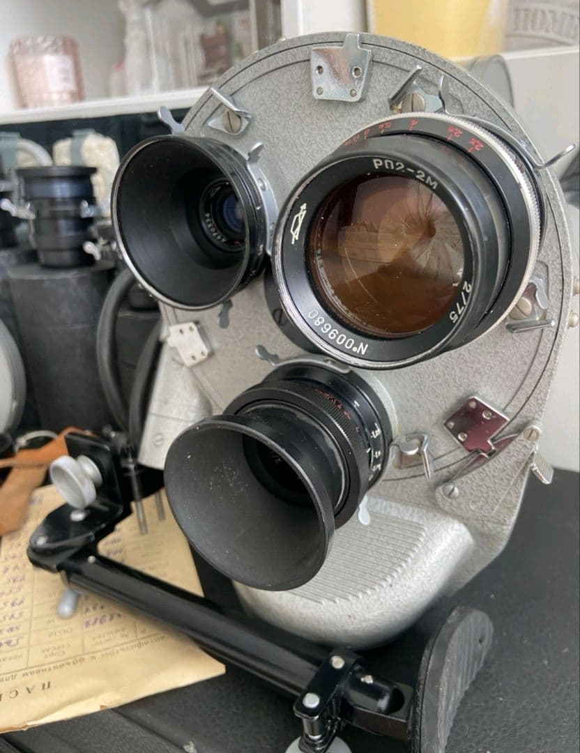 35mm映画フィルムカメラ Konvas KCP-1M レンズ6本・付属品セット