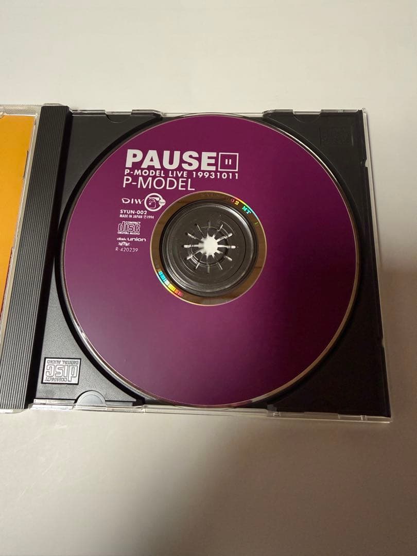 【廃盤】P-MODEL ポーズ PAUSE 解凍Pモ