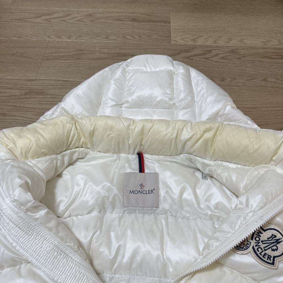 モンクレール ブラマント ダウンジャケット Wワッペン size 7 ホワイト
