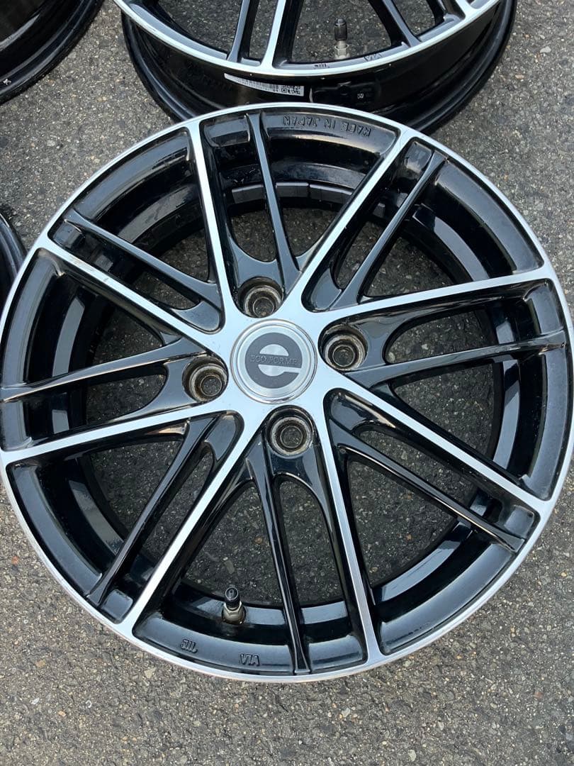ECOFORME(日本製)4.5J ＋45 4H PCD100 15インチ　軽四
