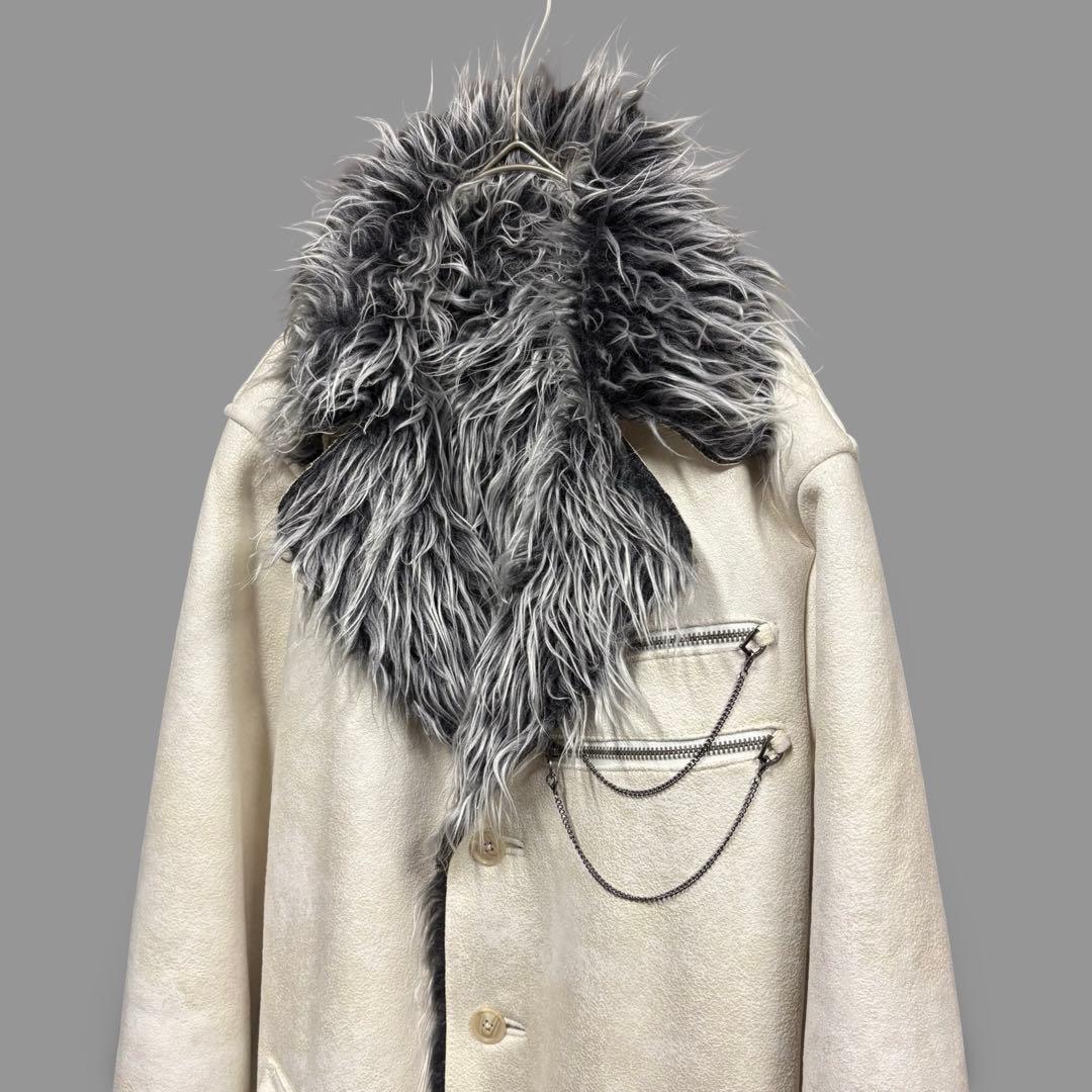 Rare 00s Archive semanticdesign Fur Coat - メルカリ