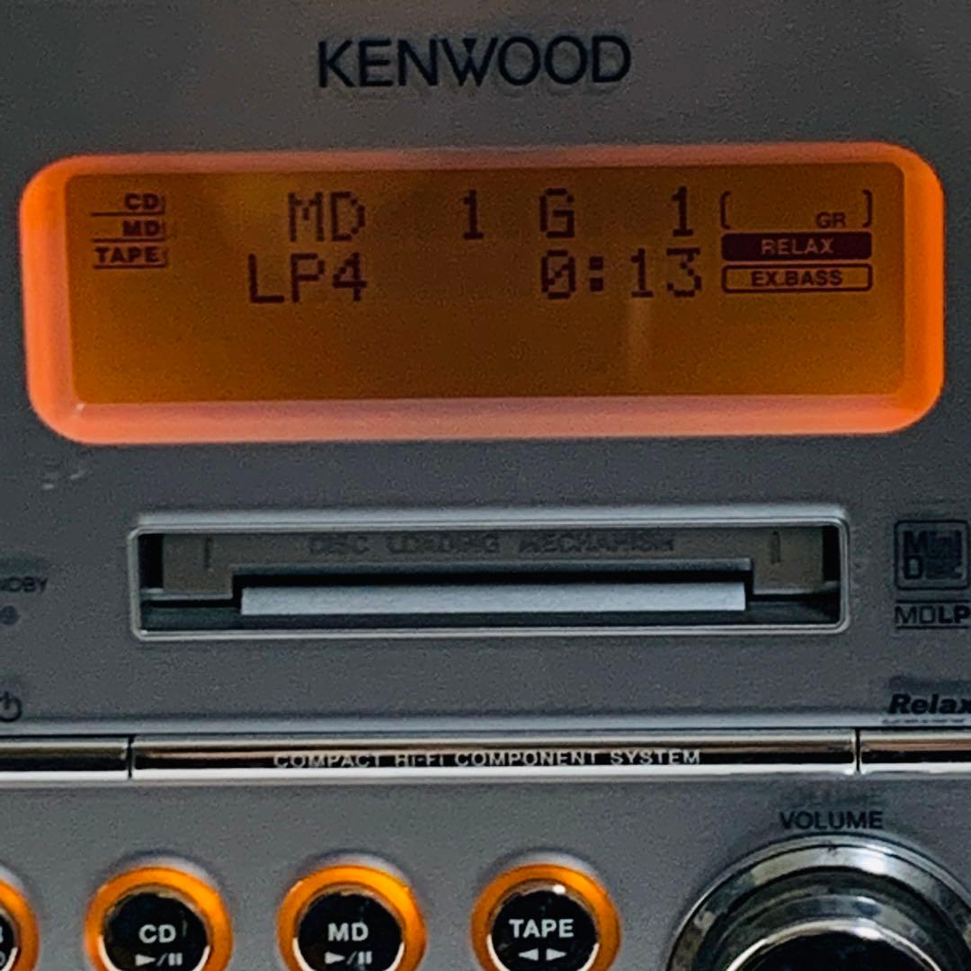 ケンウッド CD MD カセット ミニコンポ RXD-SZ3MD - メルカリ