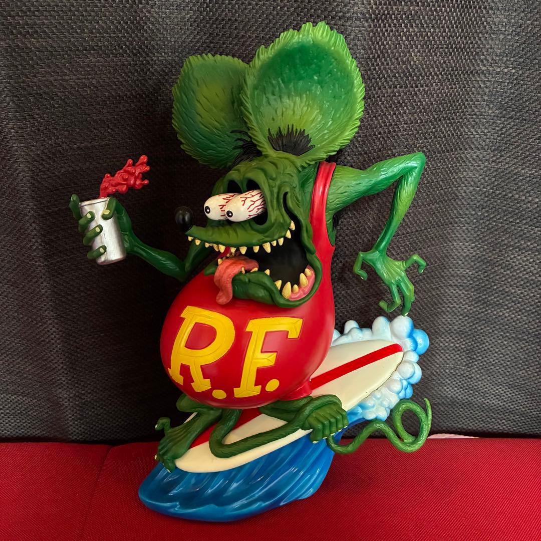 廃盤 Rat Fink Surf's up スタチュー ソフビ ☆Rat Fink #ラットフィンク Surf's Up サーフアップ スタチュー 再