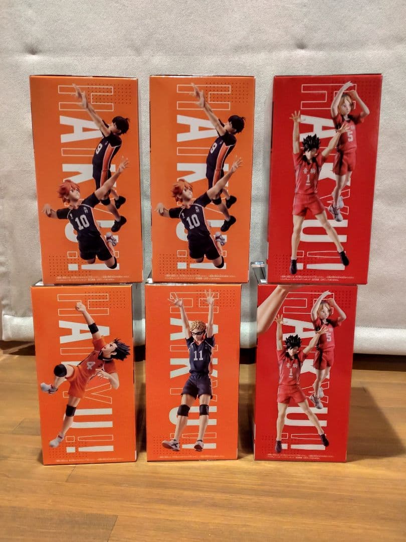 ハイキュー！！ ポージングフィギュア 日向 影山 月島 西谷 孤爪 黒尾