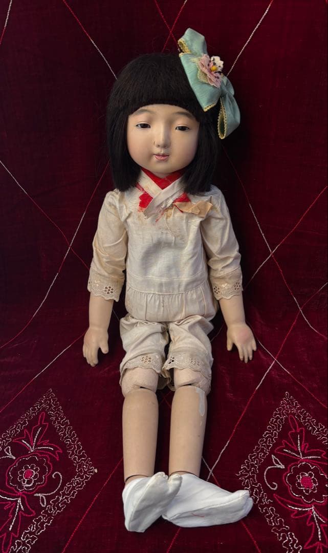 市松人形 樫村瑞観 自由人形 日本人形 和人形 ビスクドール