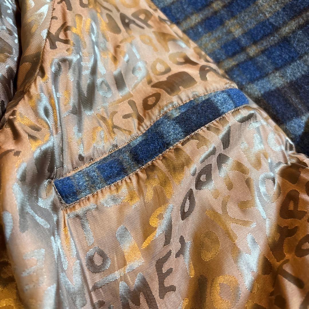 ナップタイム naptime. Nissy 西島隆弘 コート チェック ブルー - メルカリ