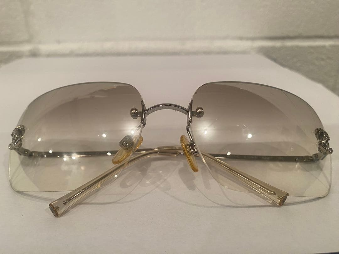 【人気モデル】CHANELシャネル リムレス（4017-D）ココマーク シャネル サングラス 4017-D ツーポイント リムレス ココマーク