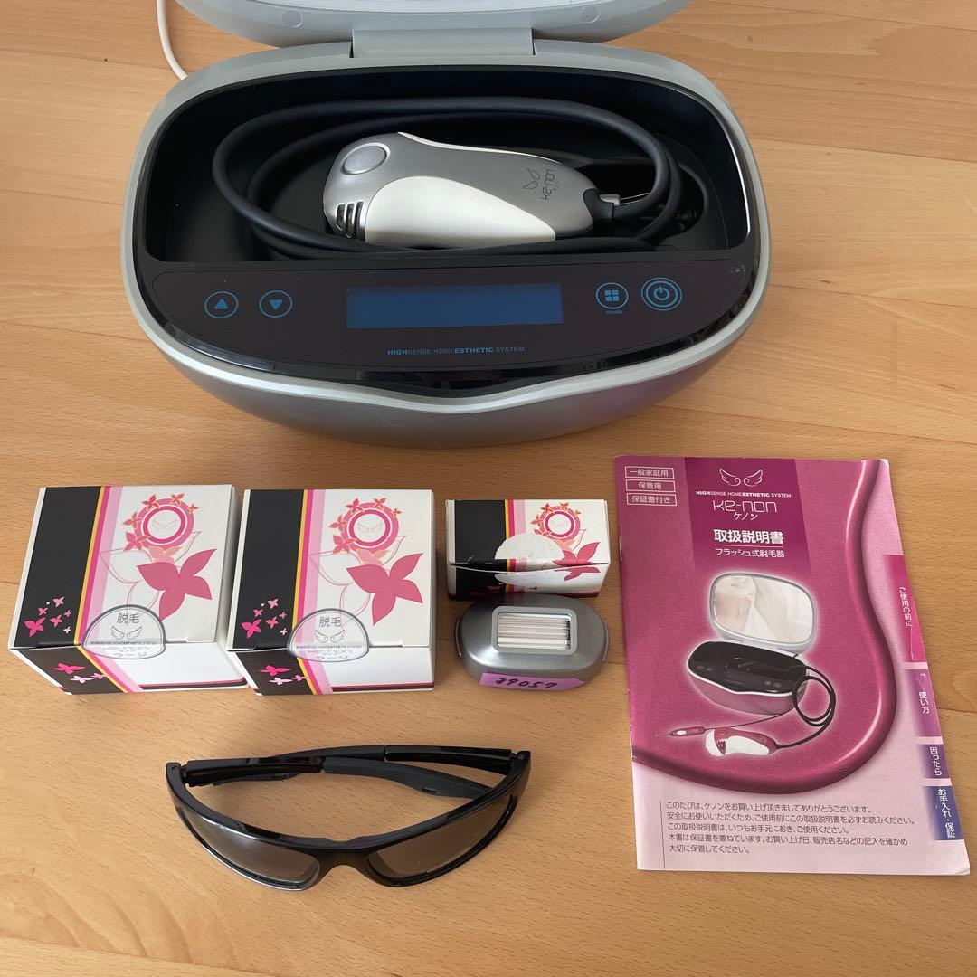 ケノン Ver4.1 カートリッジ5個（2個未使用） 眉毛脱毛器付き - メルカリ