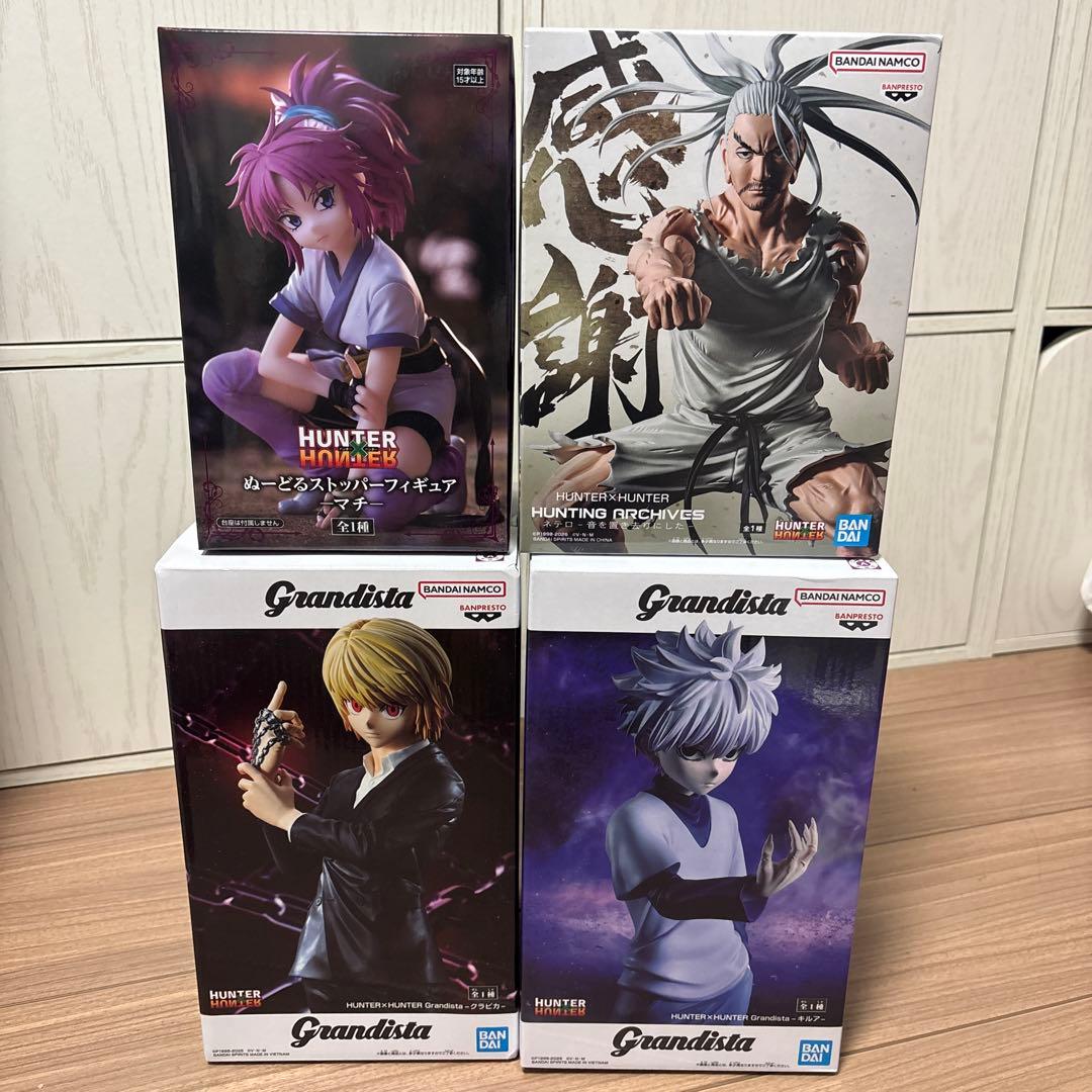 HUNTER×HUNTER フィギュア セット キルア クラピカ マチ ネテロ - メルカリ