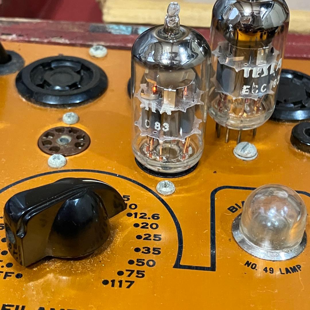 TESLA ECC83 NOS 真空管 旧チェコスロバキア製 2本セット -2