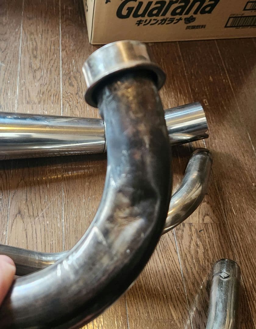 GSX250S カタナ200 ヨシムラドラッグサイクロン フルエキマフラー