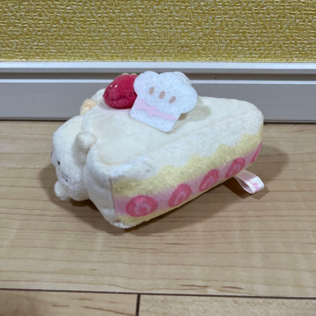 すみっコぐらし ねこ ショートケーキ てのりぬいぐるみ - ぬいぐるみ