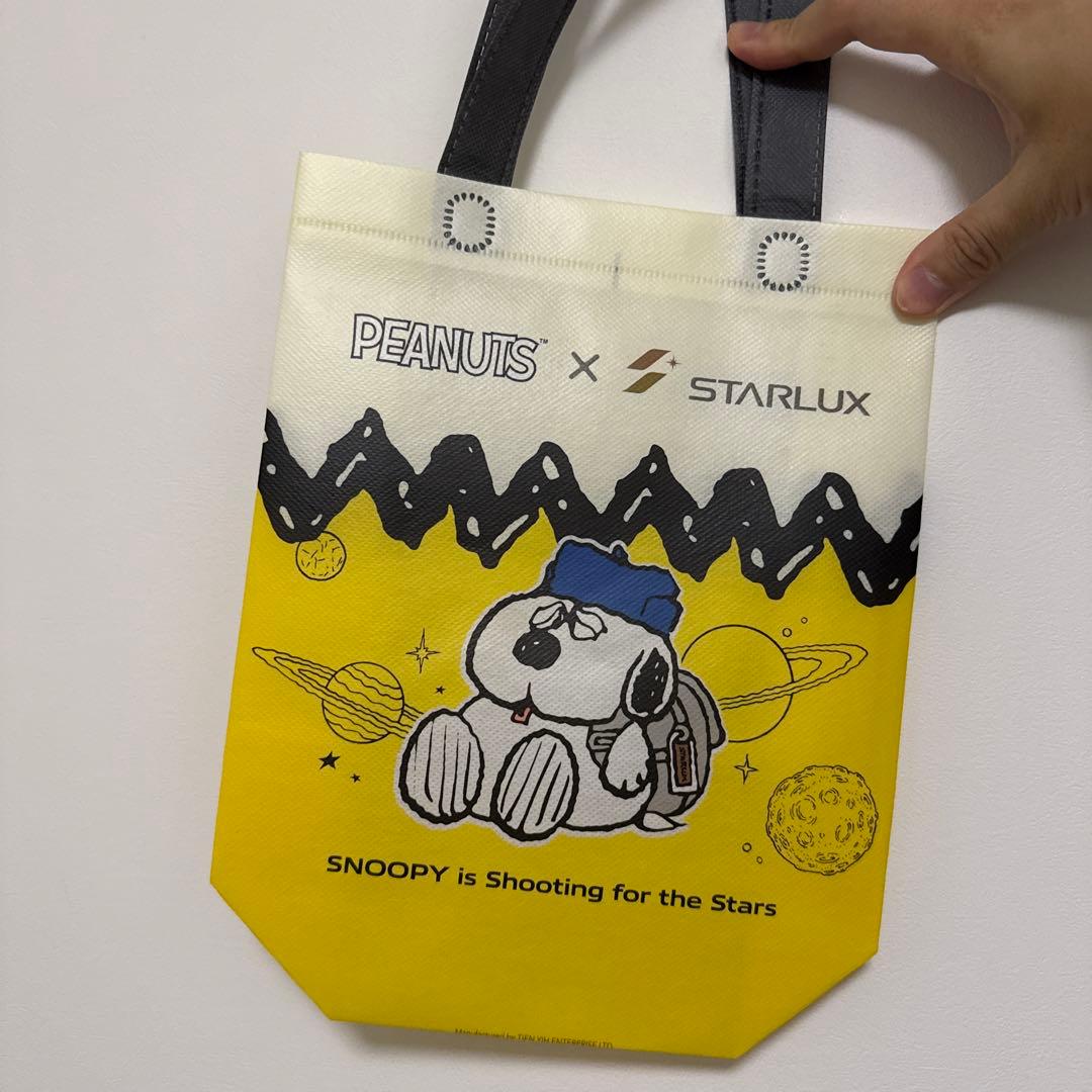 スターラックス×スヌーピーコラボエコバッグ - メルカリ