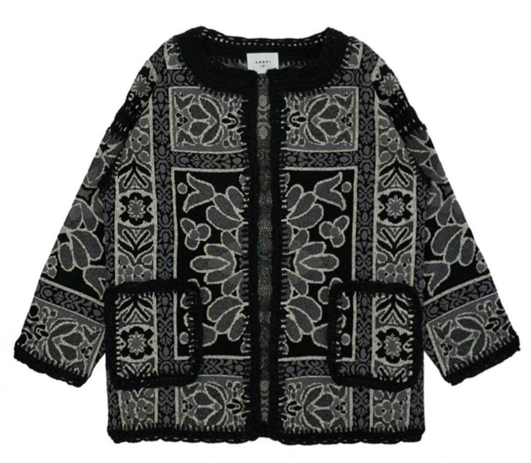 RUG PATTERN KNIT JACKET - メルカリ