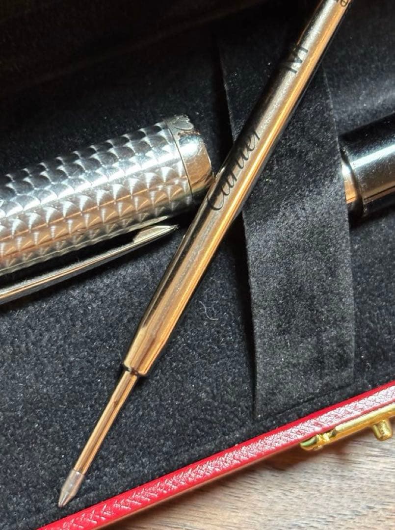 Cartier シルバーボールペン ケース付き