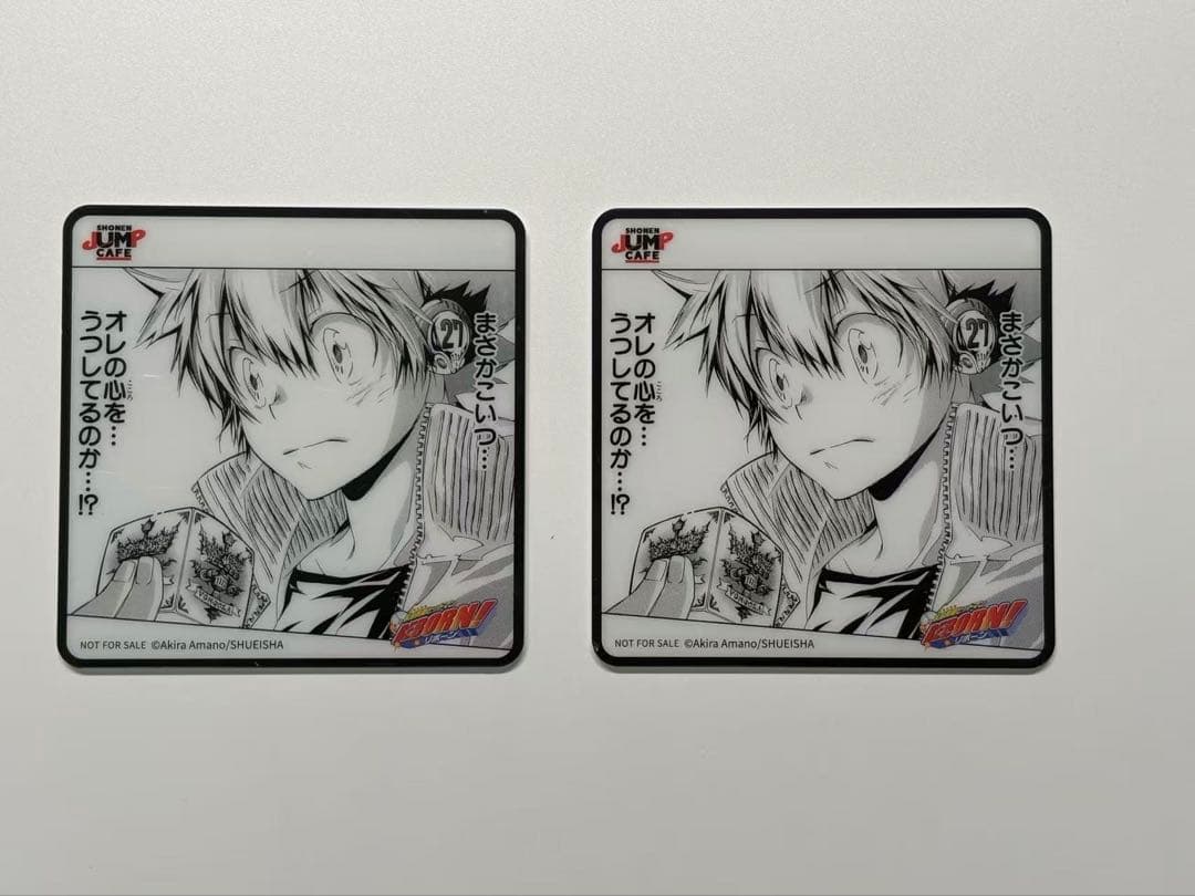 家庭教師ヒットマンREBORN　中国限定 アクリルコースター　ツナ 家庭教師ヒットマンREBORN！中国限定後半特典 アクリルコースター 沢田