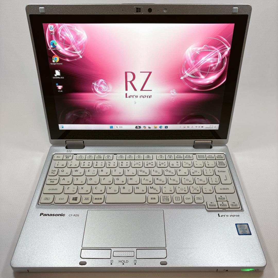 ☆超軽量760g☆レッツノート CF-RZ6 2in1タッチパネル_934 - メルカリ