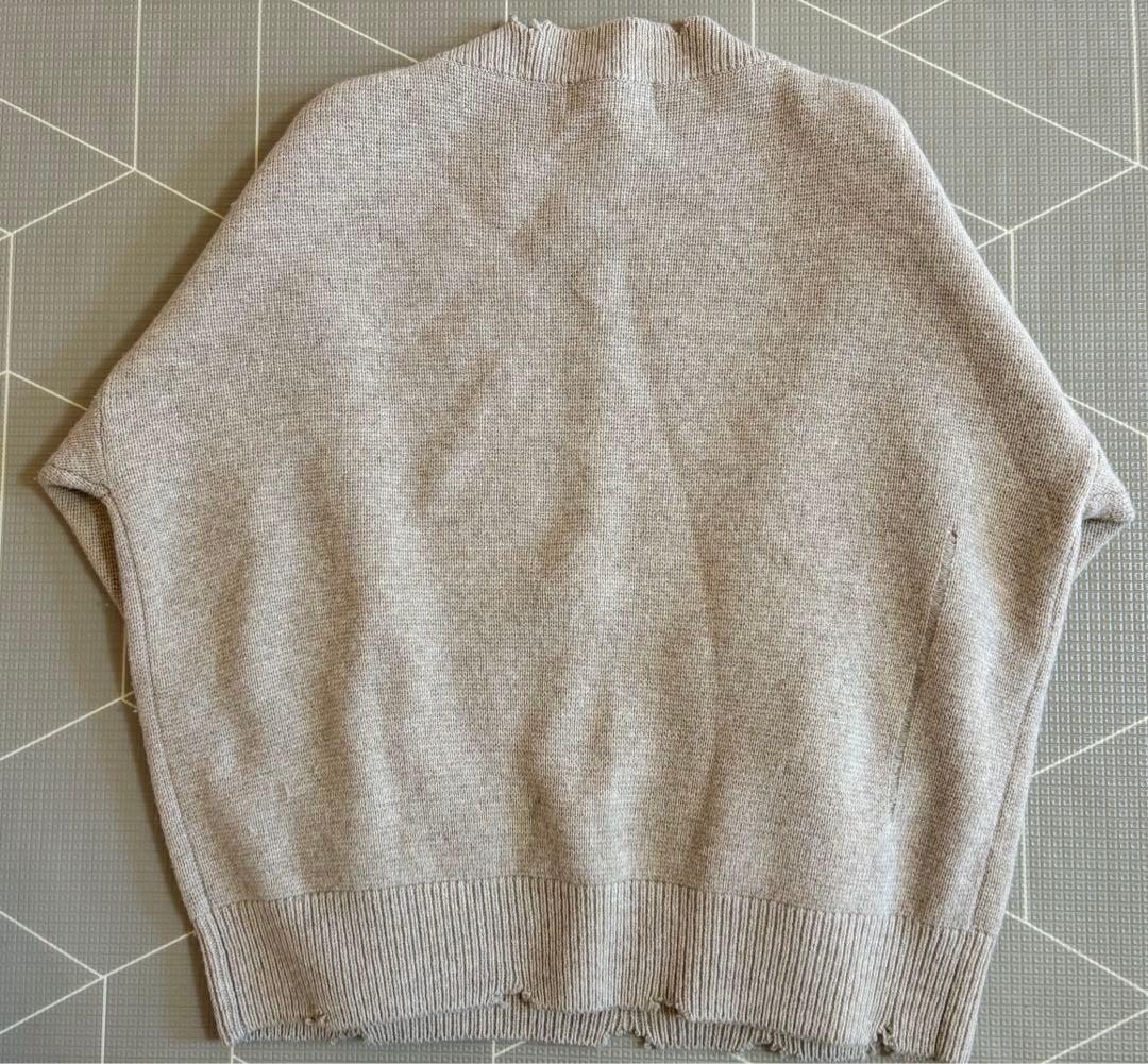 unused ダメージ加工ニット サイズ0 - メルカリ