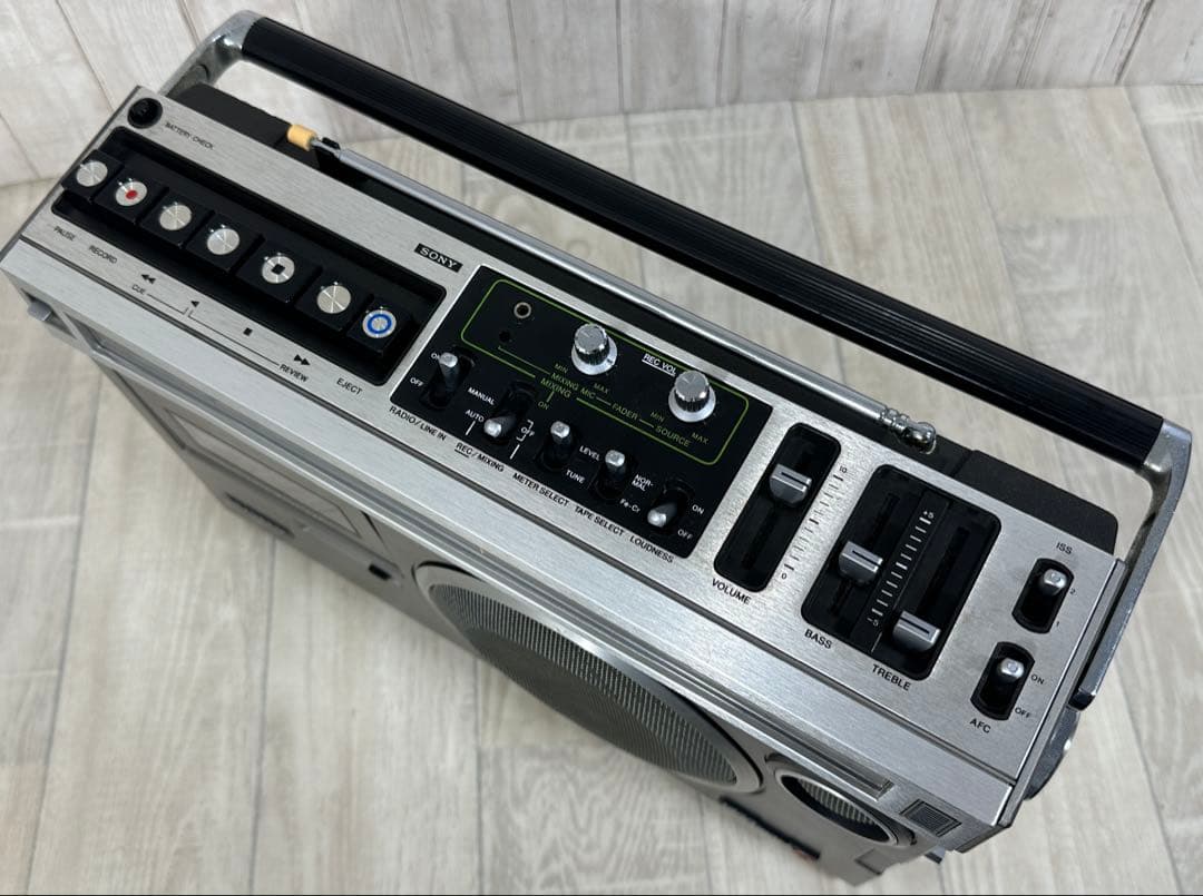 動作品】 SONY ソニー ラジカセ CF-1980Mark5｜希少 当時物 - メルカリ
