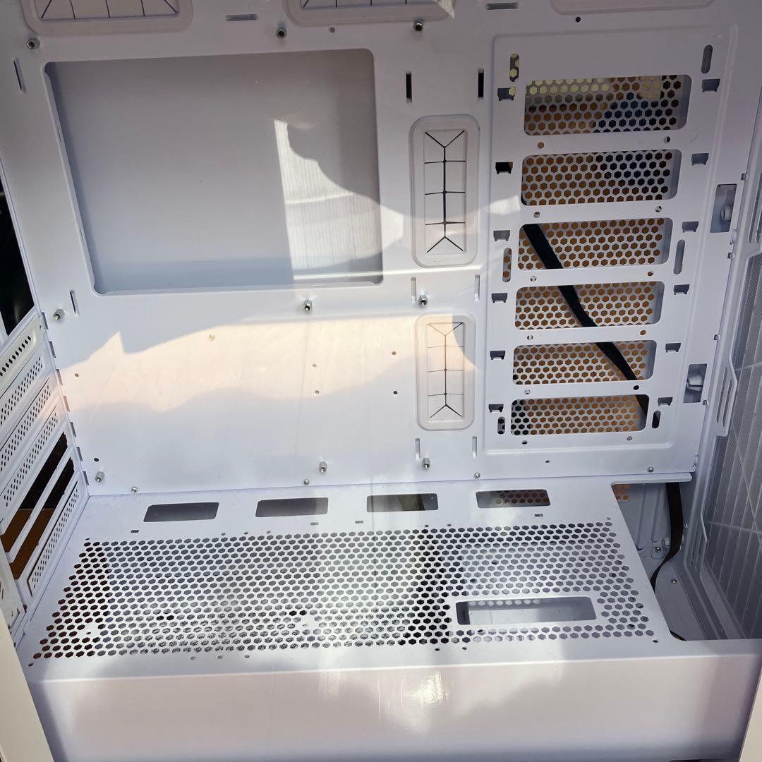 オウルテック デスクトップpcケース 白 ATX、Micro-ATX対応 - メルカリ