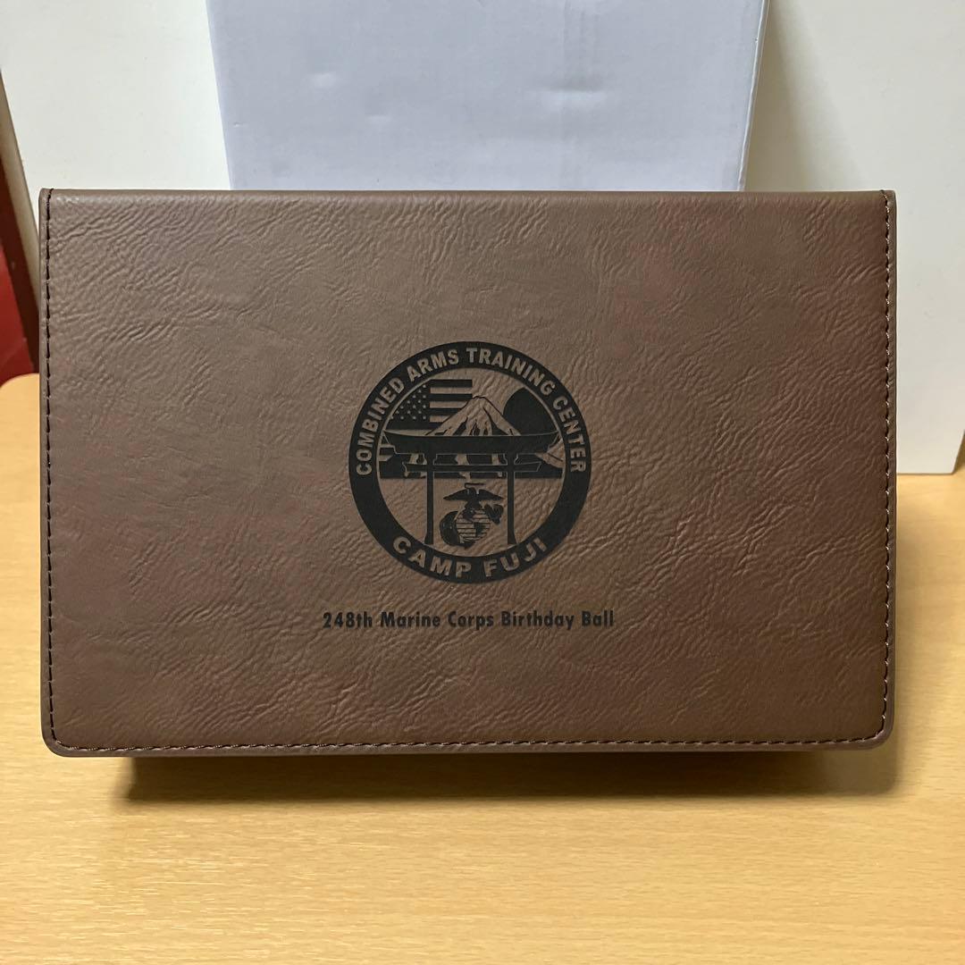 アメリカ海兵隊 創立記念周年式典 冊子 ケース付 アルコール用フラスコ