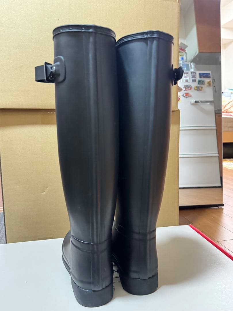 HUNTER レディース リファインド トール レインブーツ 24.5cm