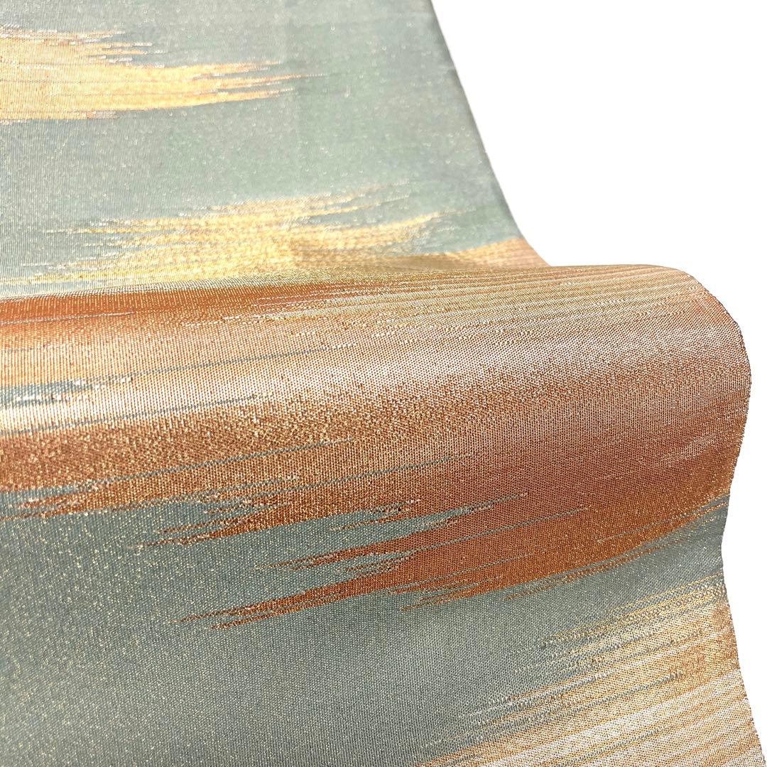 V1397 ○高級 正絹 つづれ 六通 袋帯